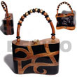 collectible handcarved laminated Acacia Bags