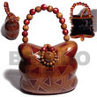 collectible handcarved laminated Acacia Bags