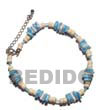 white rose shell with Anklets