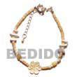coco heishe natural anklet Anklets