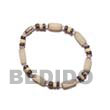 ethnic natural buri seeds bracelets