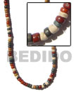 3 pcs Necklace of coco Pokalet 4-5 earth