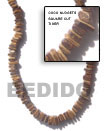 coco tiger nuggets square cut beads