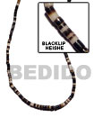 black lip heishe beads shells strands or necklaces