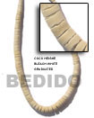coco heishe bleached white Coco Beads