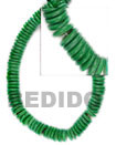7-8mm green coco pokalet Coco Beads