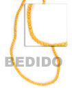 2-3 mm golden yellow Coco Beads