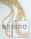 natural white wood mentos Wood Beads