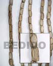 gray wood diamont cut Wood Beads