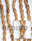 palm wood tear drop Wood Beads