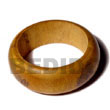 robles rounded wood Wooden Bangles
