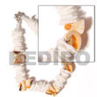 white rose w/ everlasting Shell Bracelets