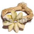 pandan bracelet w/ monita shells