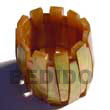 elastic brownlip bangle