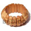 elastic bayong wood bangle Wooden Bangles