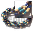 5 rows coco pokalet color combination bracelets