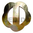 scallop blacklip buckle 60mm Sarong Shell Buckles