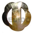 scallop blacklip buckle 70mm Sarong Shell Buckles