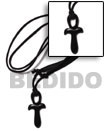 40mm black celtic carabao Surfers Necklace