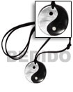 40mm round yin yang Surfers Necklace