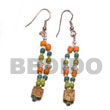 dangling mahogany w/ 2-3mm coco pklt green tones and acrylic cry