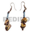 dangling everlasting luhuanus w/ 2-3mm coco pklt. beads