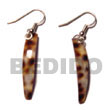 cowrie stick dangling earings Shell Earrings