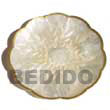 capiz scalloped shaped plate Gift / Decor Set
