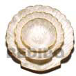 capiz noble scallop plate Gift / Decor Set