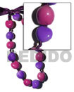 painted kukui nuts  alt. solid colors ( 16 pcs. ) / adjustable r