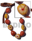wooden imitation kukui nut Wooden Imitation Kukui Nuts