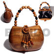 Natural collectible handcarved laminated Acacia Bags Acacia Bags