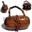 Natural collectible handcarved laminated Acacia Bags Acacia Bags