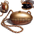 Natural collectible handcarved laminated Acacia Bags Acacia Bags