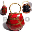 Natural collectible handcarved laminated Acacia Bags Acacia Bags
