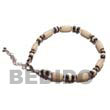 ethnic yellow buri natural Anklets