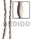 Natural twisted bone beads Bone Beads / Horn Beads Bone Beads
