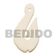 Natural bone hook 40mm pendants Bone Horn Pendant Bone Pendants