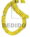 7-8mm coco pokalet yellow Coco Beads