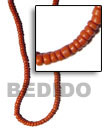 Natural 7-8mm coco pokalet red Coco Beads Coco Necklace
