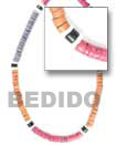 Natural coco heishe necklaces Coco Necklace Coco Necklace