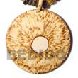 Natural coco pendant w/ sun Coco Pendant Coco Pendant