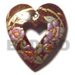 Natural heart 50mm coco w/ Coco Pendant Coco Pendant