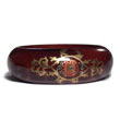Natural English Chestnut Tone wooden Hand Painted Bangles Hand Painted Bangles