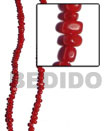 Natural red horn bead nuggets Bone Beads / Horn Horn Beads