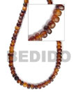 Natural thick amber horn bead Bone Beads / Horn Horn Beads