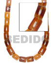 Natural golden horn rectangle beads Bone Beads / Horn Horn Beads
