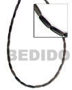 Natural black horn rice beads Bone Beads / Horn Horn Beads