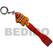 fish on fork hand Keychain
