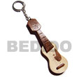 Natural wooden guitar Keychain Keychain